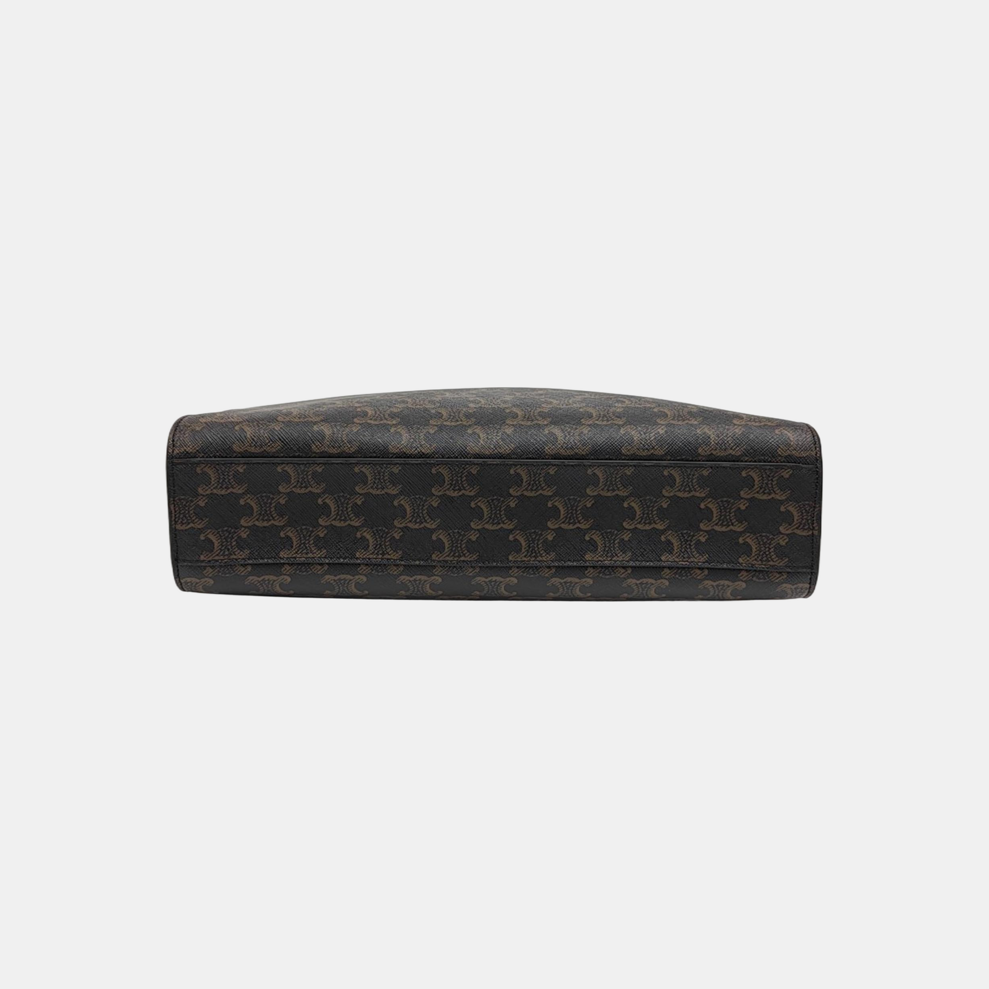 CABAS CELINE Small Coated Canvas Black