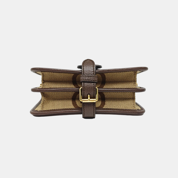GG Messenger Monogram Canvas Brown