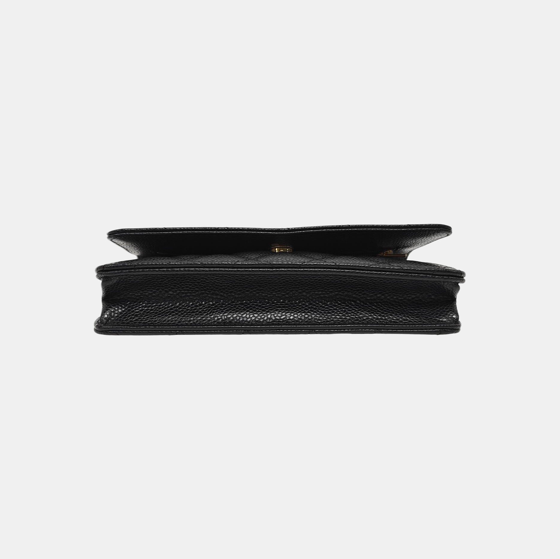 WOC Quilted Grained Calfskin Black