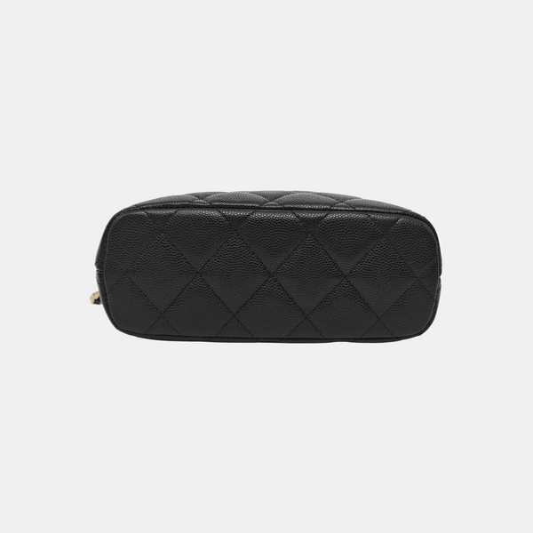 HOBO Quilted Grained Calfskin Black