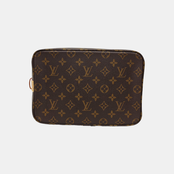 ALL IN GM Monogram Coated Canvas Brown