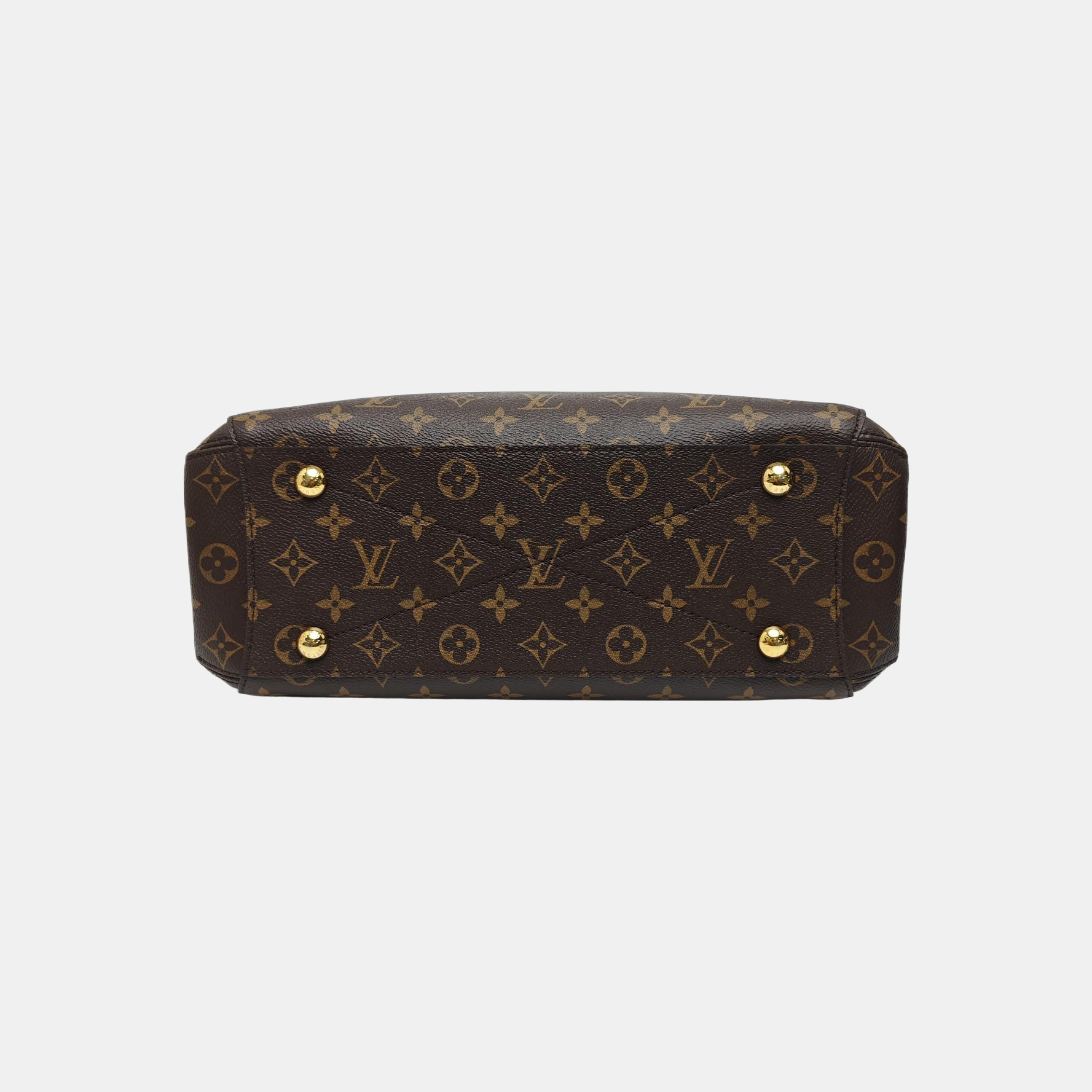 MONTAIGNE Monogram Coated Canvas Brown