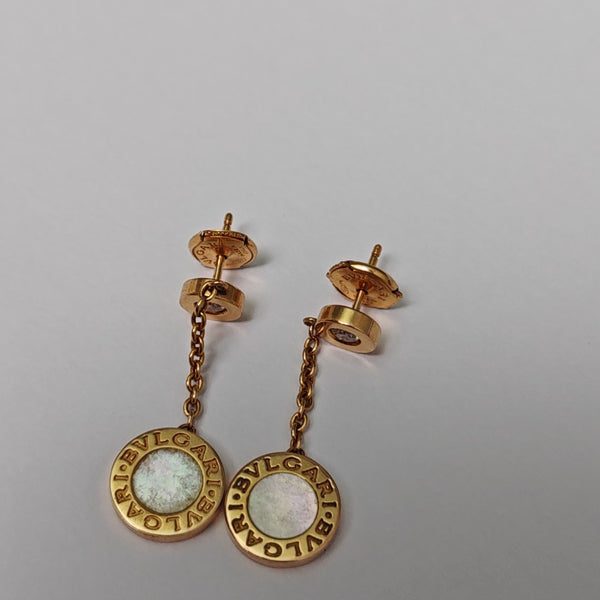BVLGARI BVLGARI 18k Rose Gold Stud Earrings