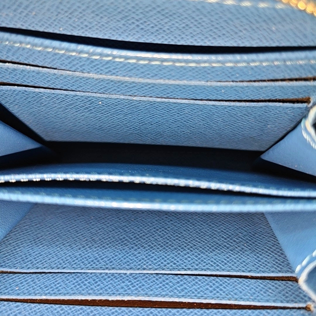 ZIPPY Epi Blue Card Holder