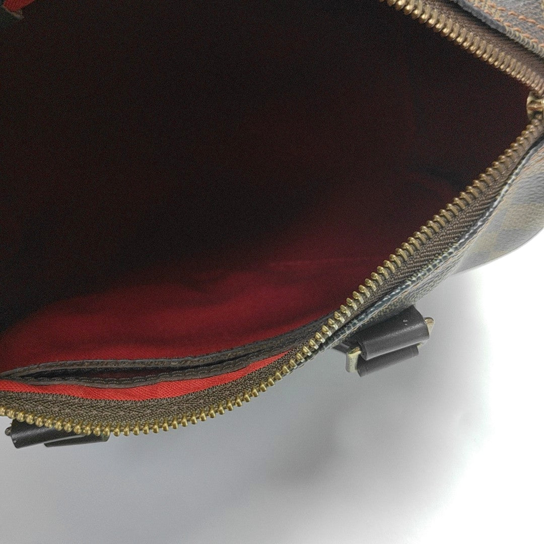 SPEEDY 25 Damier Ebene Coated Canvas Brown