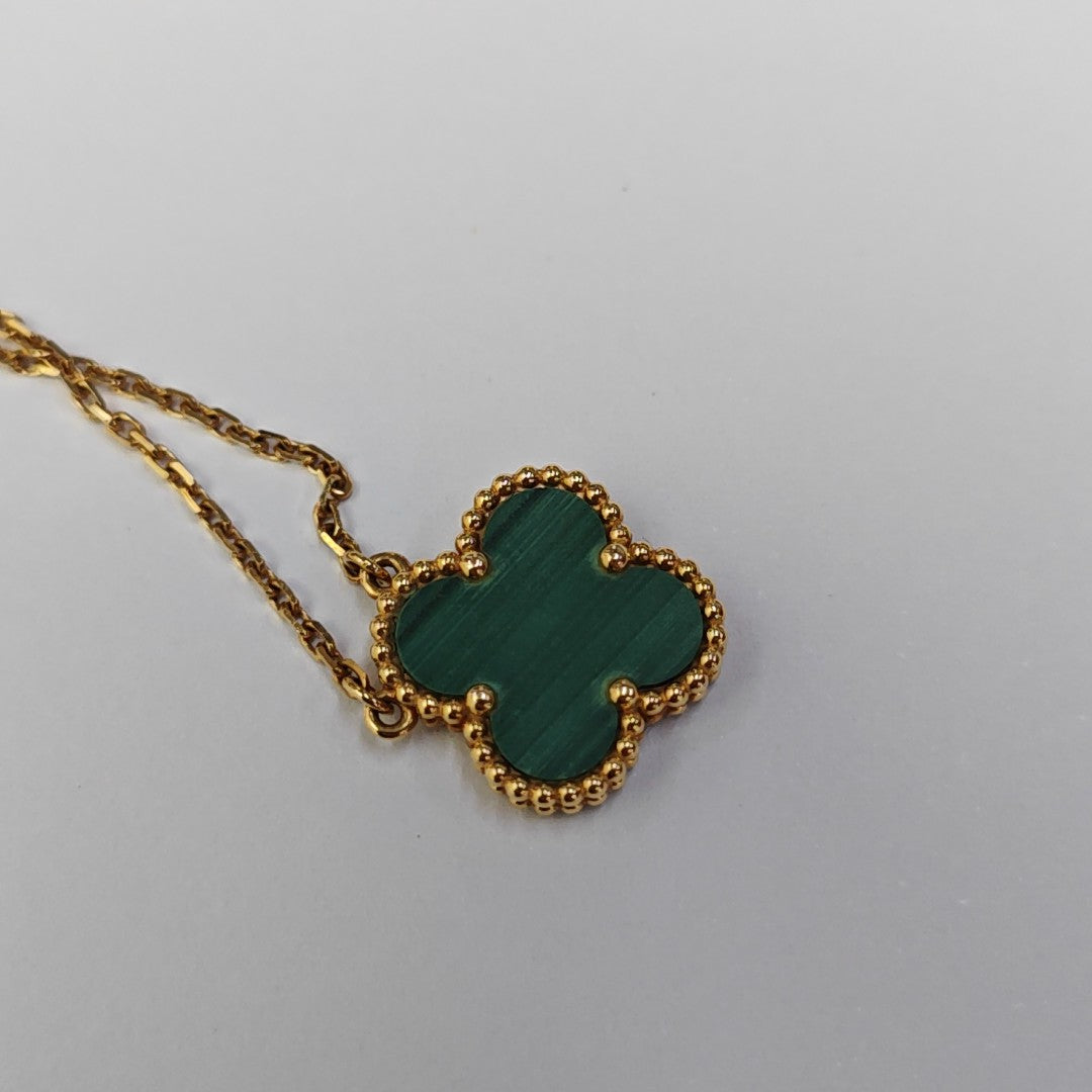 Vintage Alhambra 18k Gold Necklace