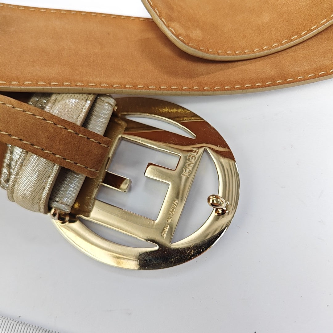 Leather Belt White