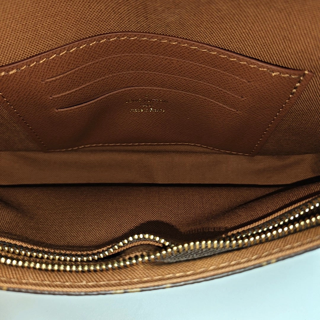 IVY Monogram Coated Canvas Brown