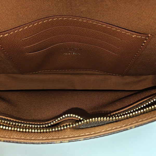 IVY Monogram Coated Canvas Brown