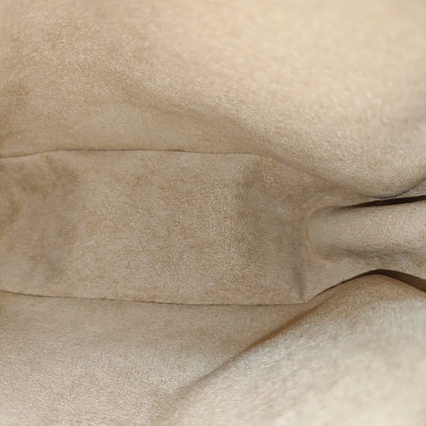 Monogram Calfskin Shoulder Bag Mini Beige