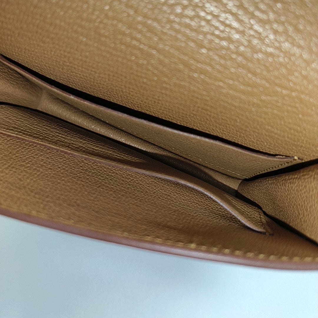 Roulis Slim Chèvre Mysore Brown Wallet