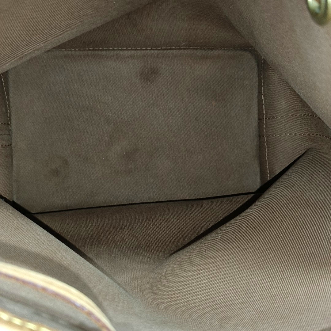 NOÉ BB Monogram Coated Canvas Brown