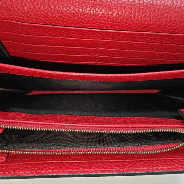 GG Marmont Mini Calfskin Red