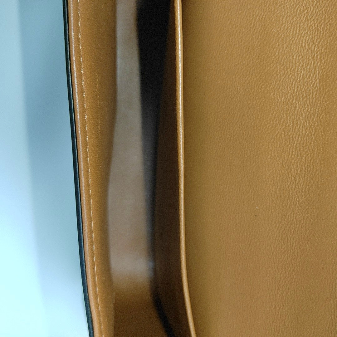 TRIOMPHE Small Coated Canvas Black