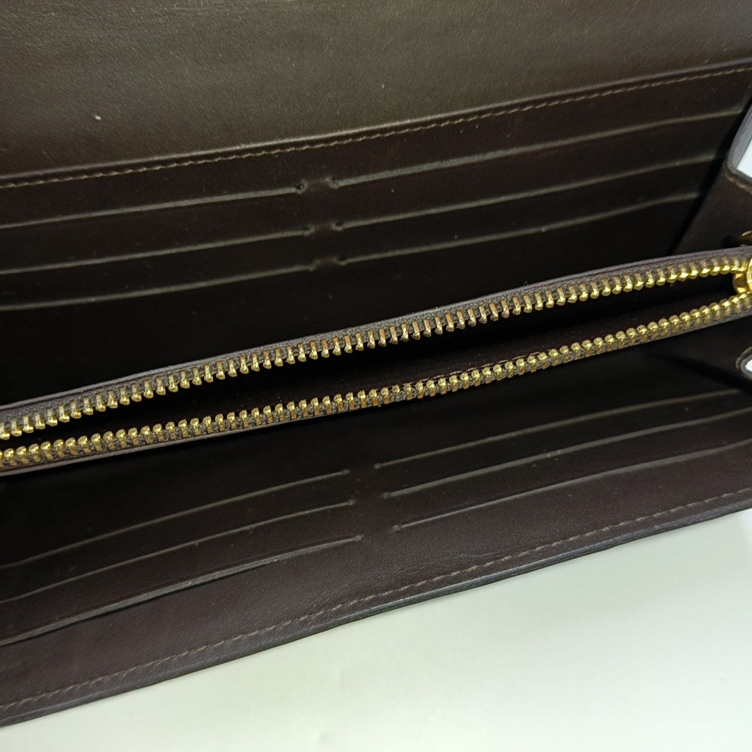 SARAH Patent Leather Red Wallet