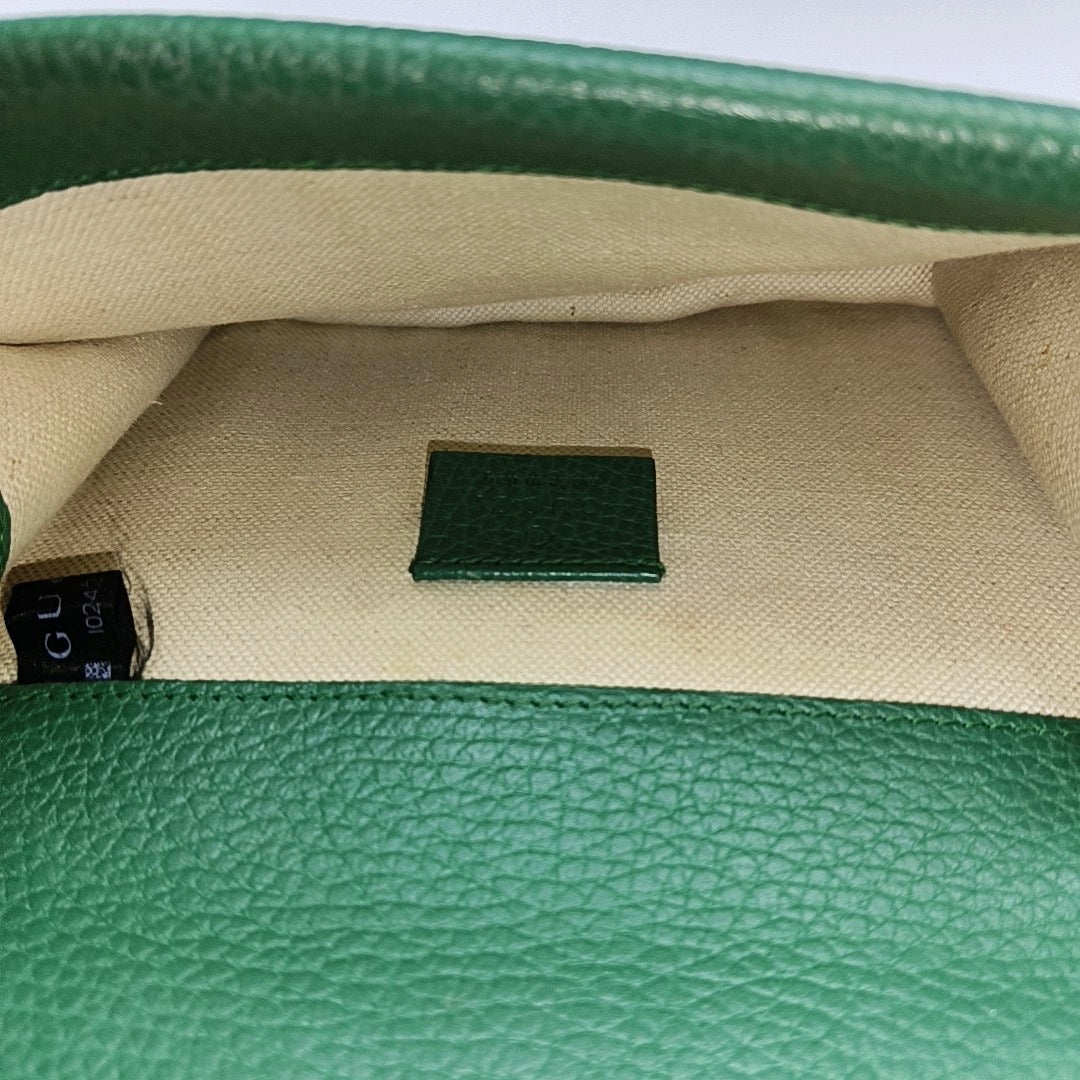 Authenticated pre-owned  Dionysus Mini Calfskin Green - Shoulder Bag at Looply