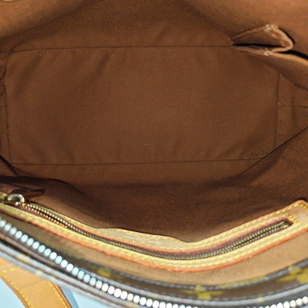 PIANO PM Monogram Coated Canvas Brown