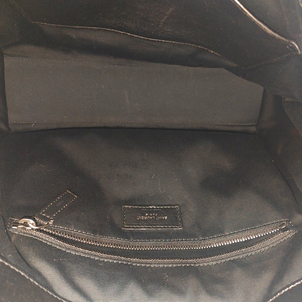 NIKI Medium Chevron Calfskin Black
