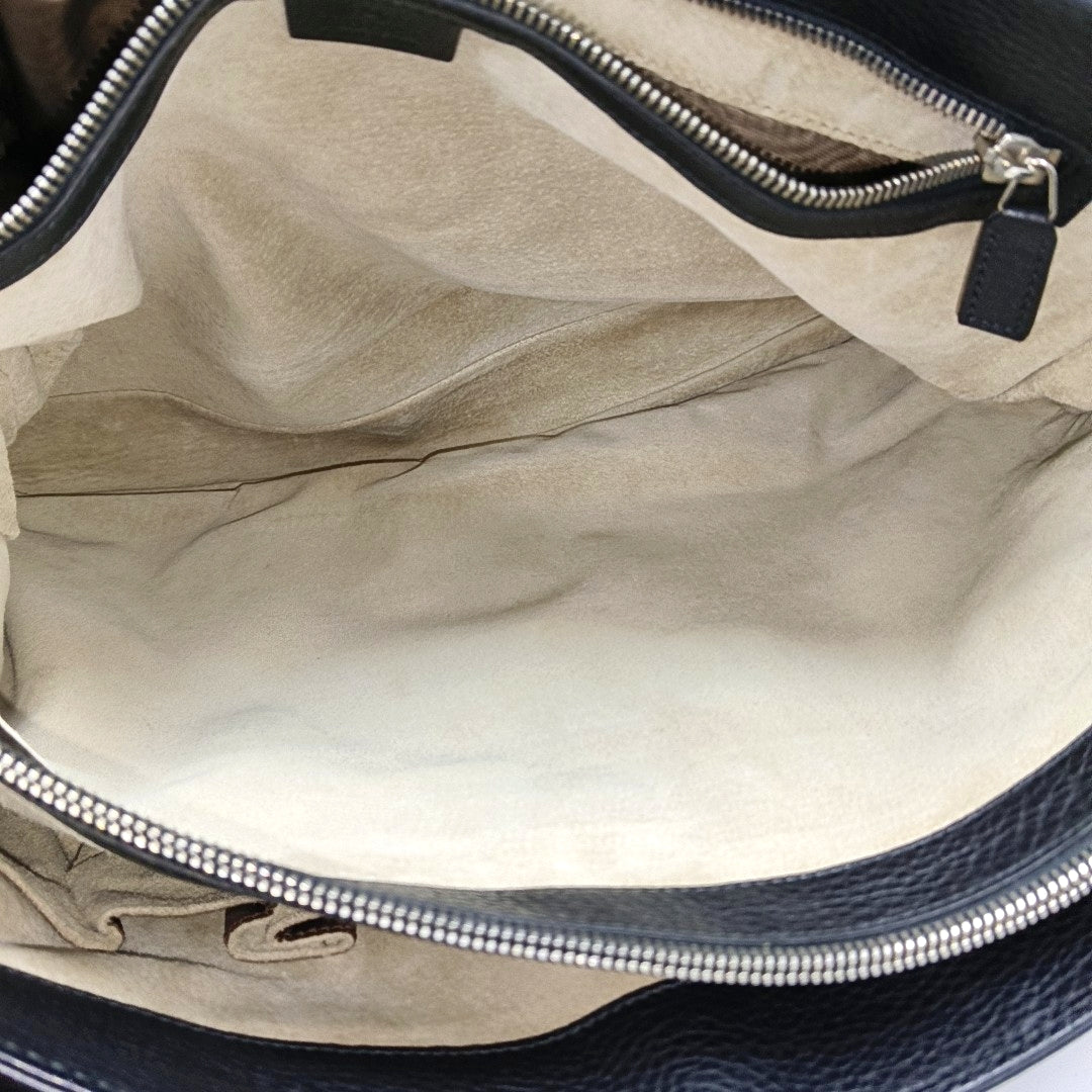 Calfskin Shoulder Bag Black