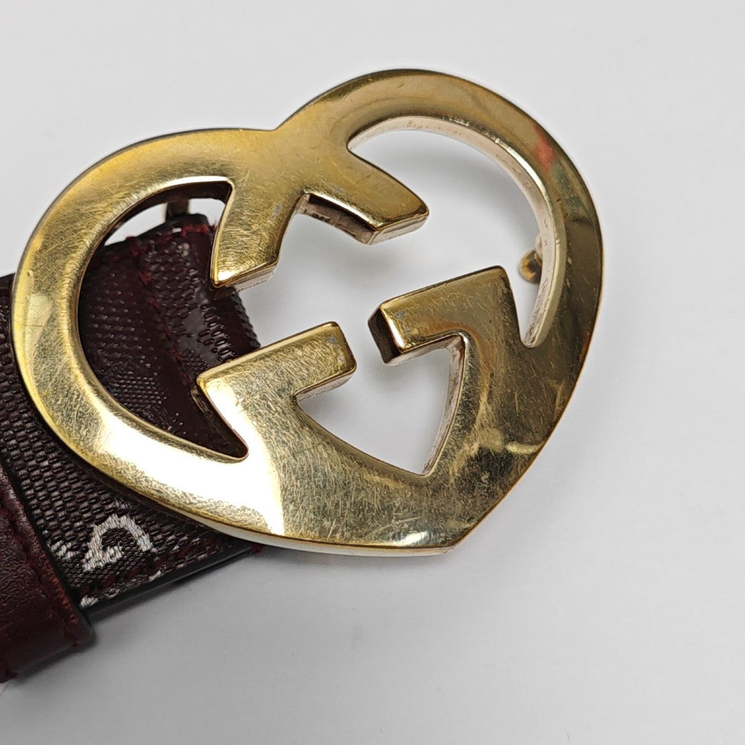 Leather Belt Red