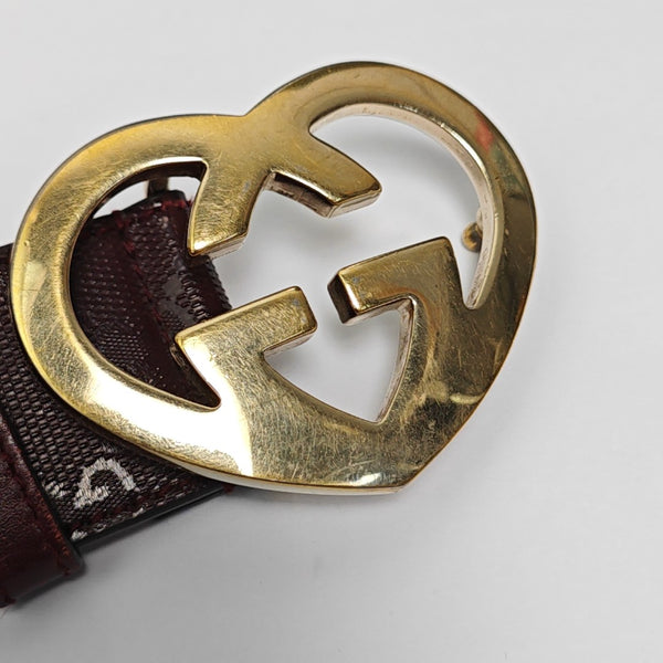 Leather Belt Red