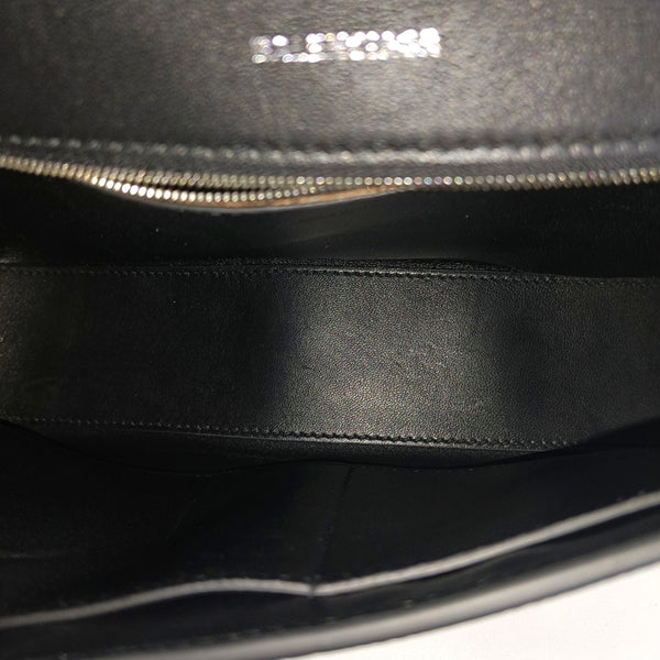 Calfskin Shoulder Bag Extra Small Black