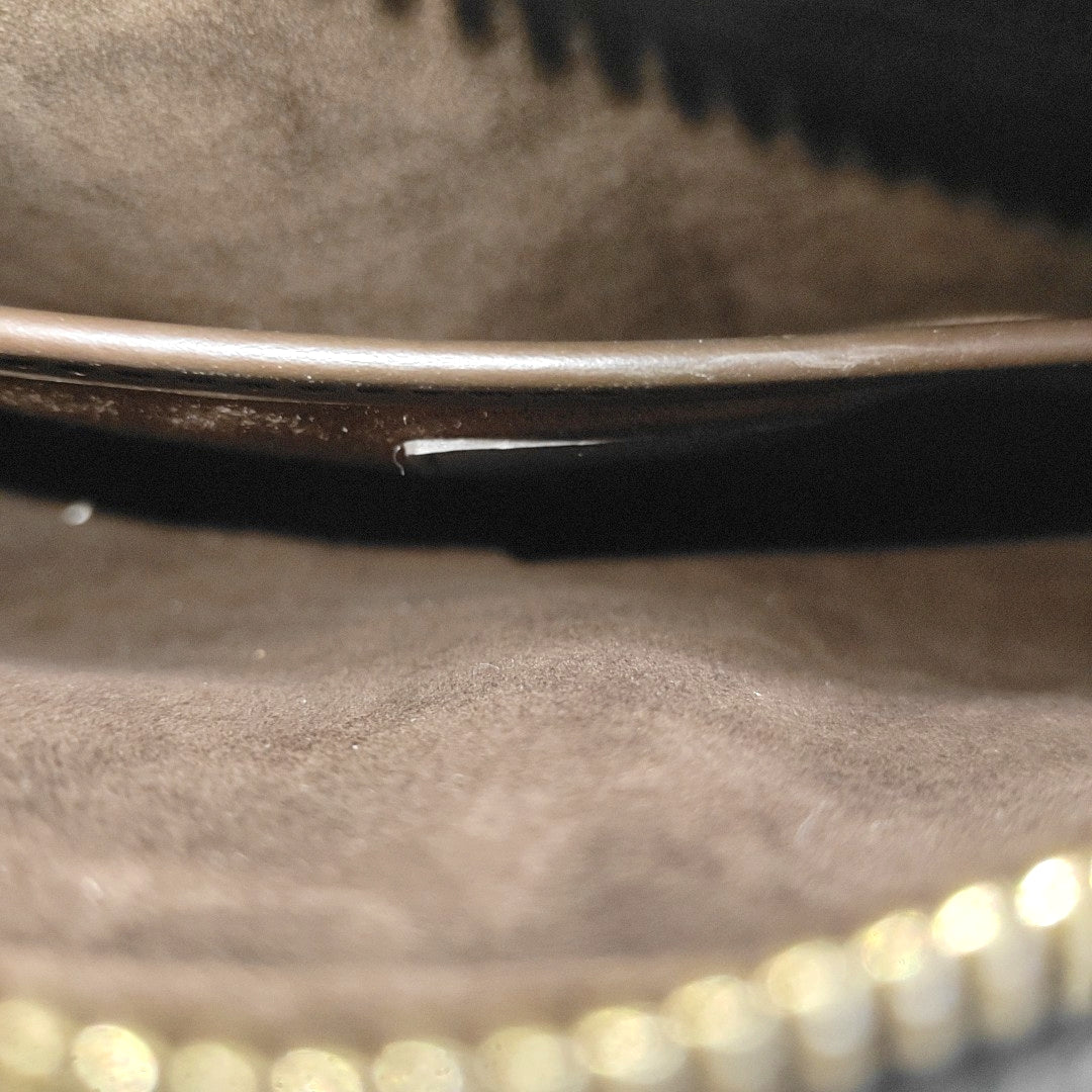 SAINT LOUIS Damier Ebene Coated Canvas Brown