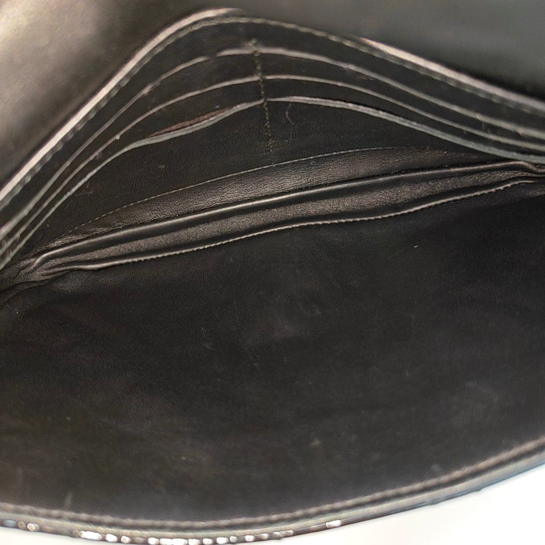 Lady Dior Small Cannage Patent Leather Black