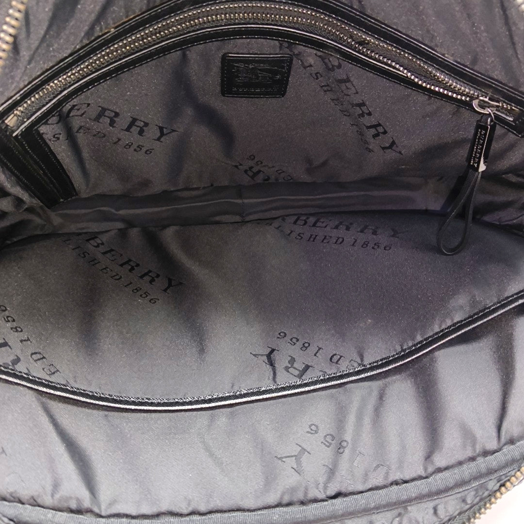 Fabric Shoulder Bag Black