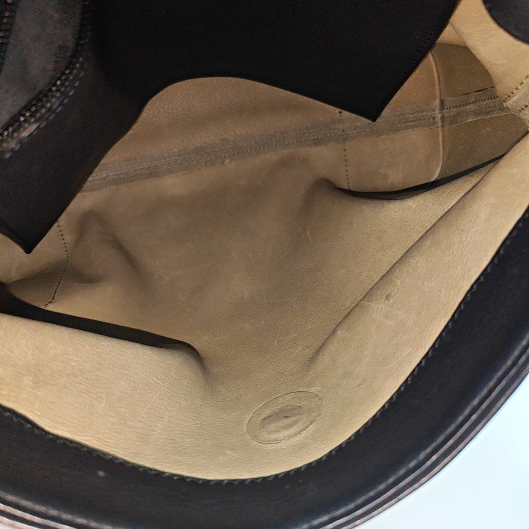 Suede Shoulder Bag Small Brown