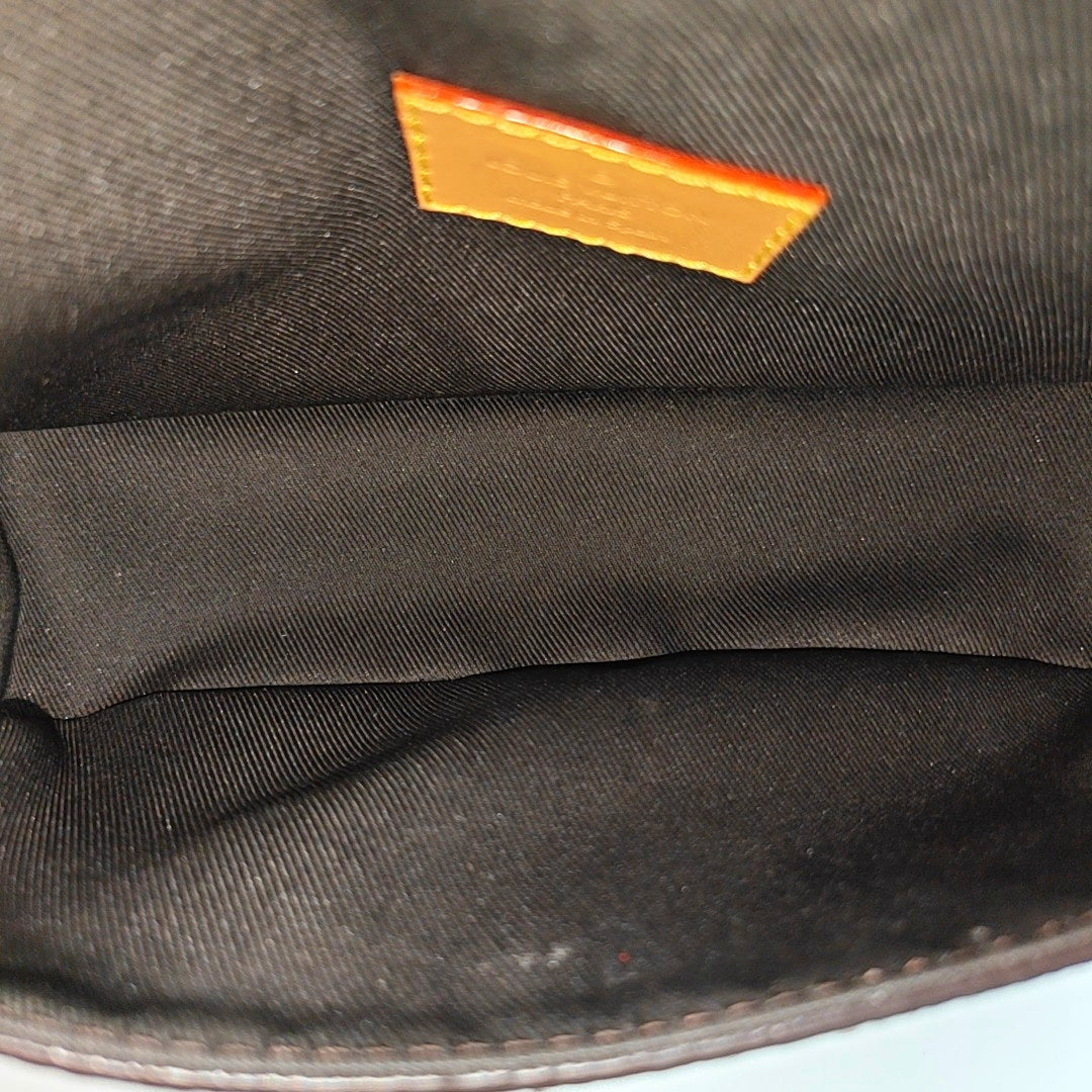 DIANE Nano Monogram Coated Canvas Brown