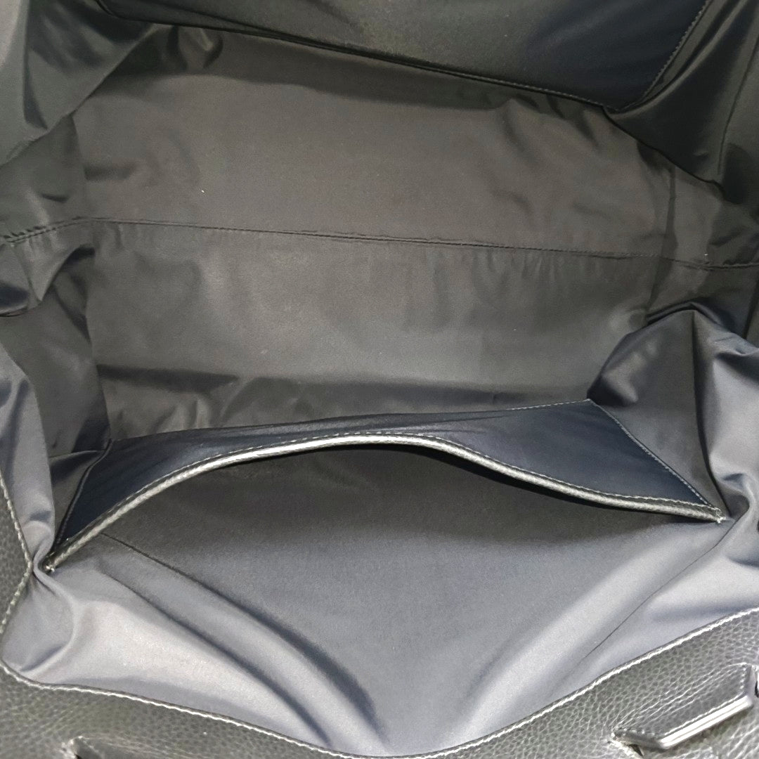 HAMPTON CARRY ALL Medium Calfskin Black
