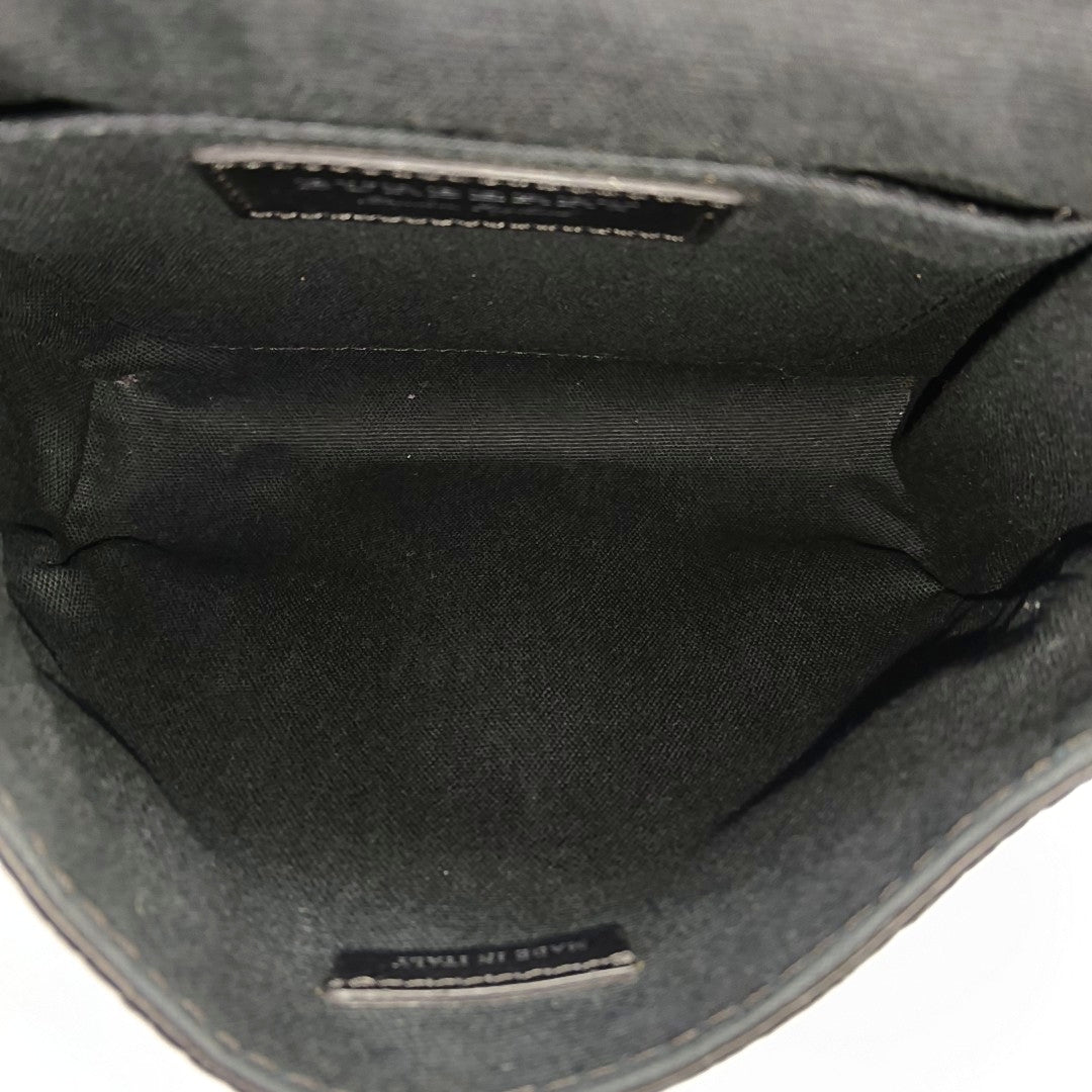 Calfskin Crossbody Bag Black