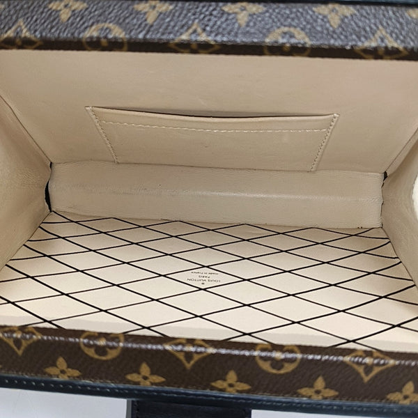 PETITE MALLE Monogram Coated Canvas Brown