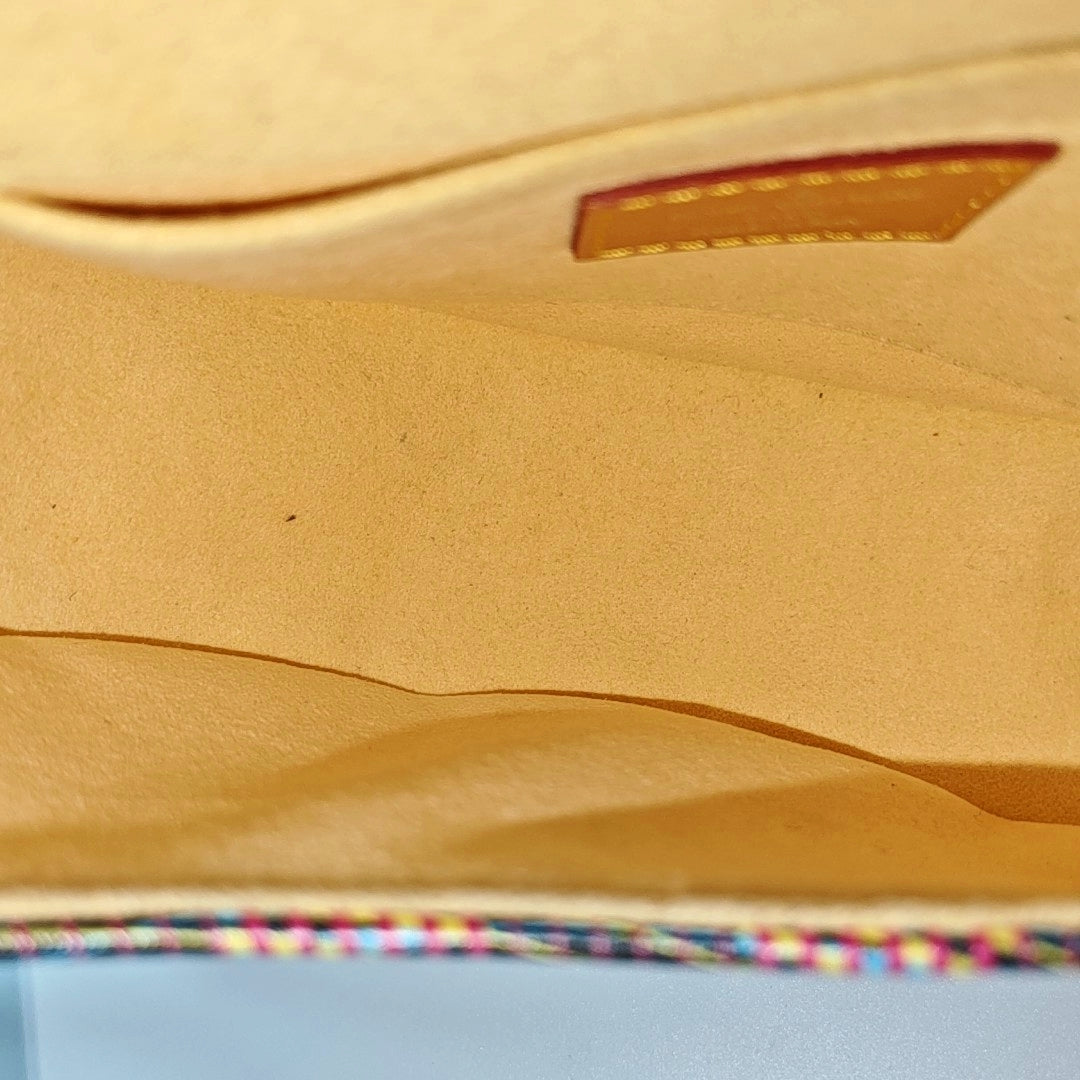 TAMBOURINE Monogram Calfskin Gray