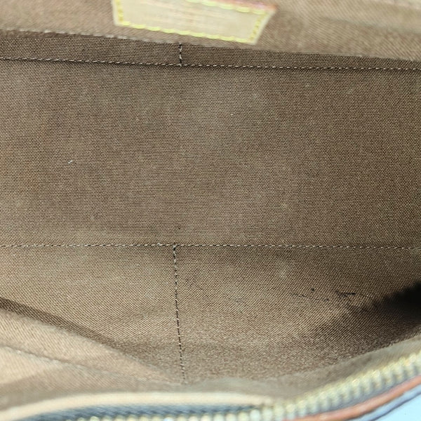 POPINCOURT Monogram Coated Canvas Brown