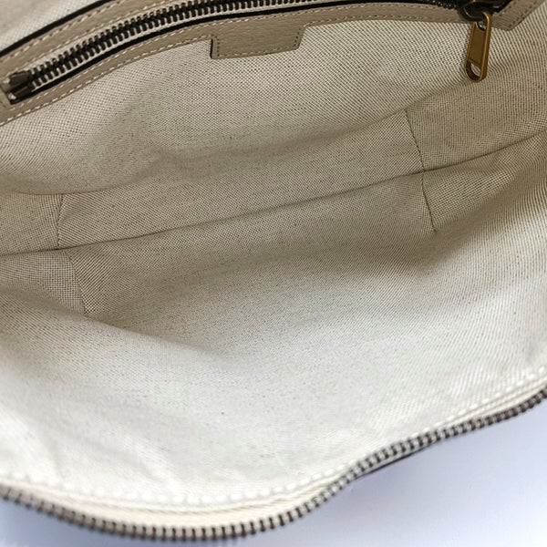 Ophidia Small Monogram Coated Canvas Beige