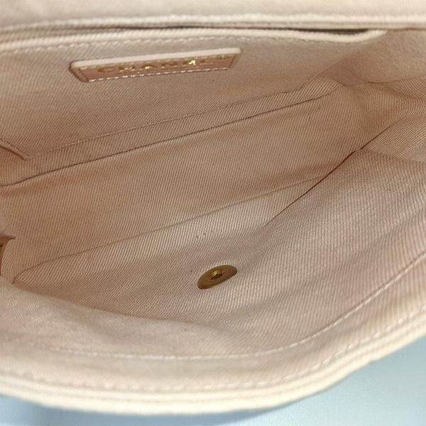 Authenticated pre-owned  CLASSIC FLAP Canvas Pink - Shoulder Bag at Looply