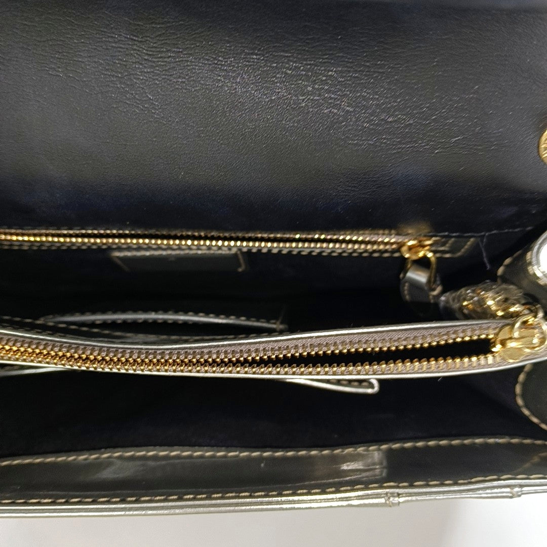 SERPENTI FOREVER Medium Calfskin Silver