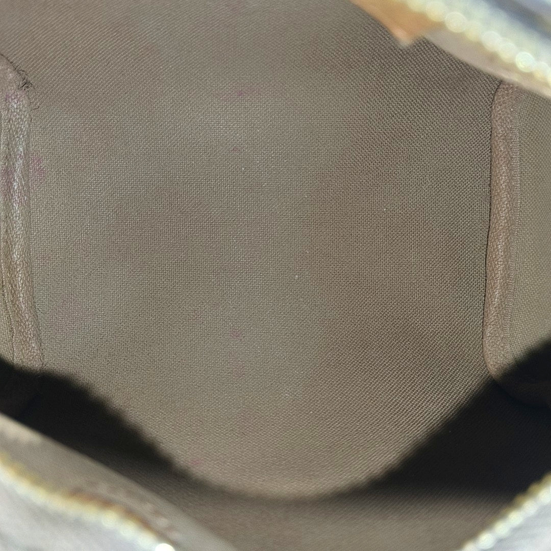SPEEDY Nano Monogram Coated Canvas Brown