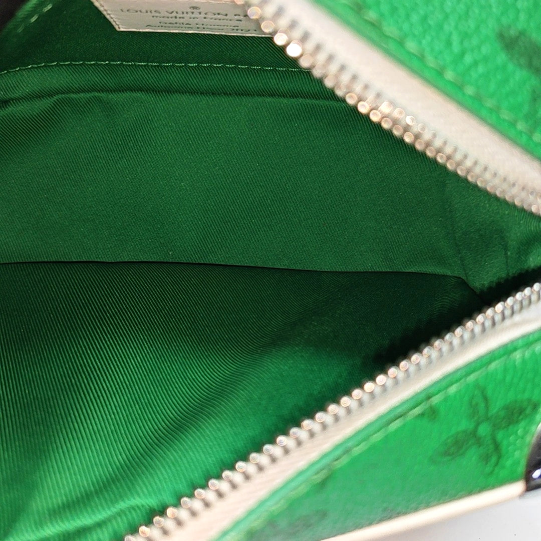 SOFT TRUNK Mini Monogram Coated Canvas Green