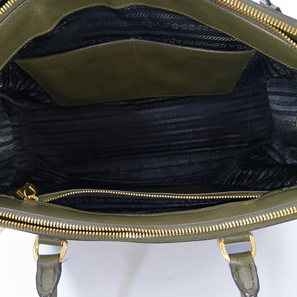 Galleria Extra Large Saffiano Calfskin Green