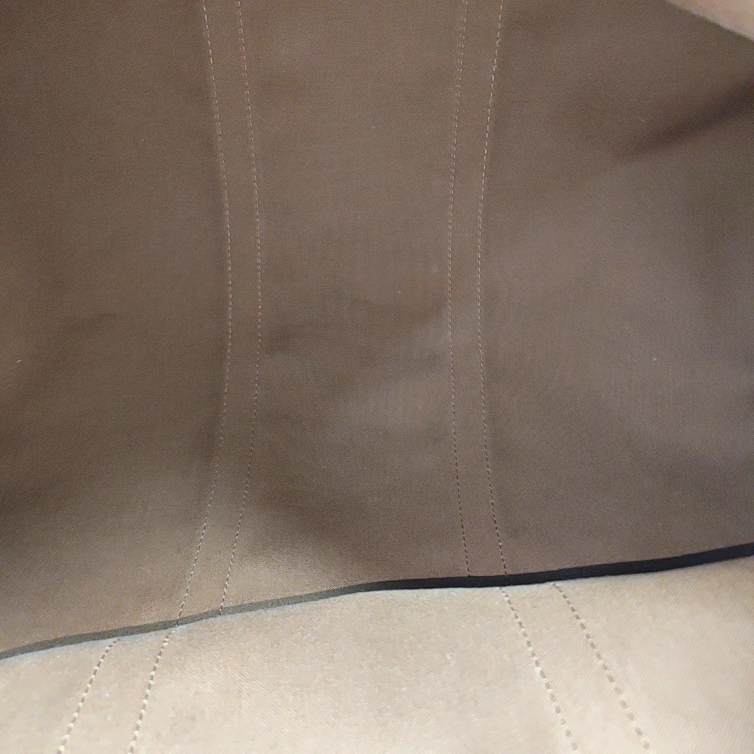 KEEPALL 50 Monogram Coated Canvas Brown