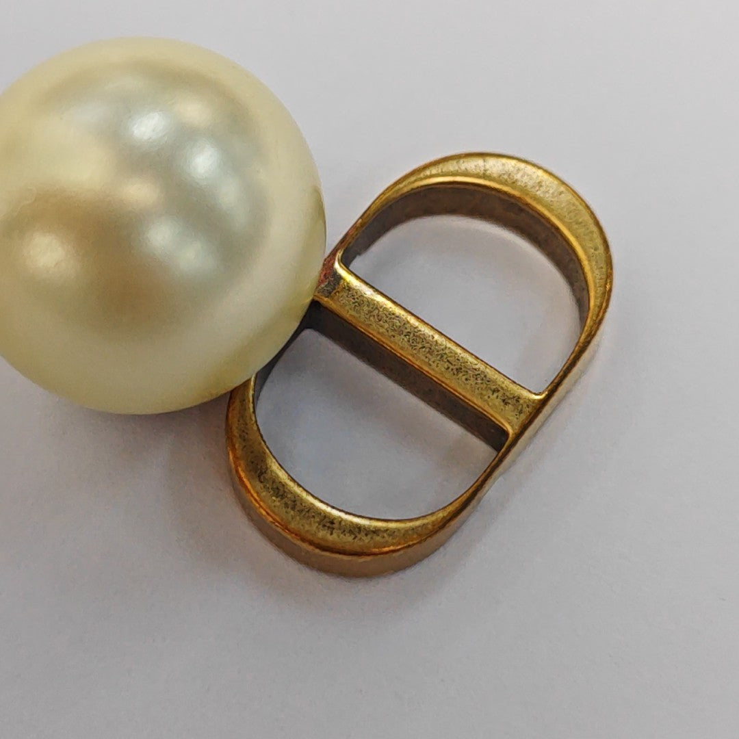 Dior Tribales Metal White Earrings