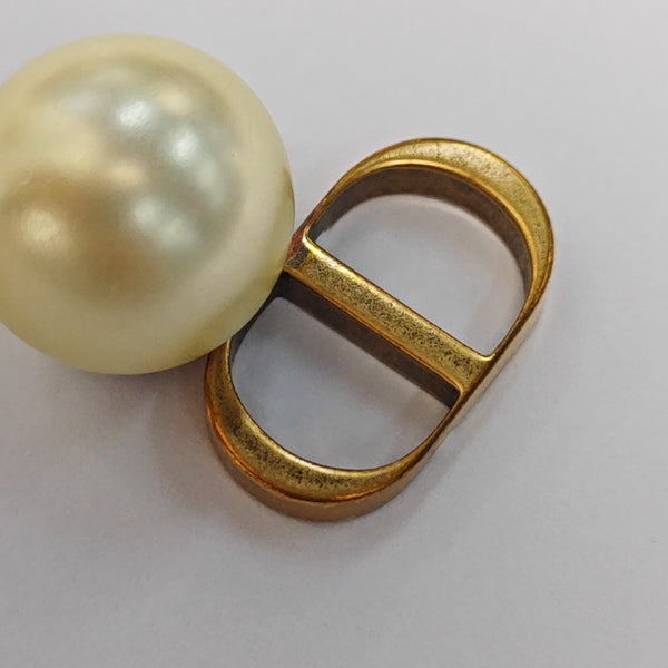 Dior Tribales Metal White Earrings