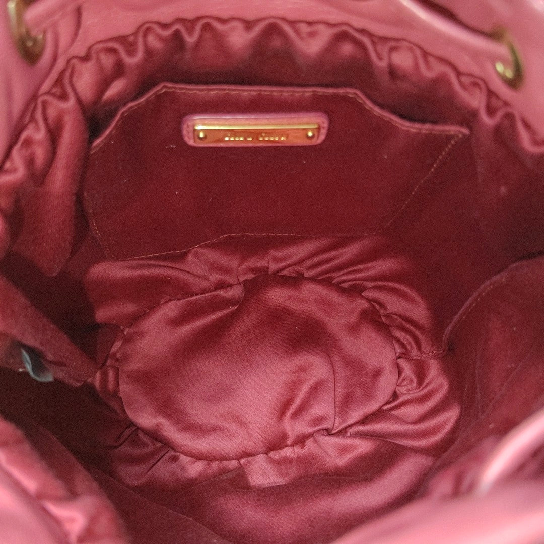 Matelassé Quilted Lambskin Red