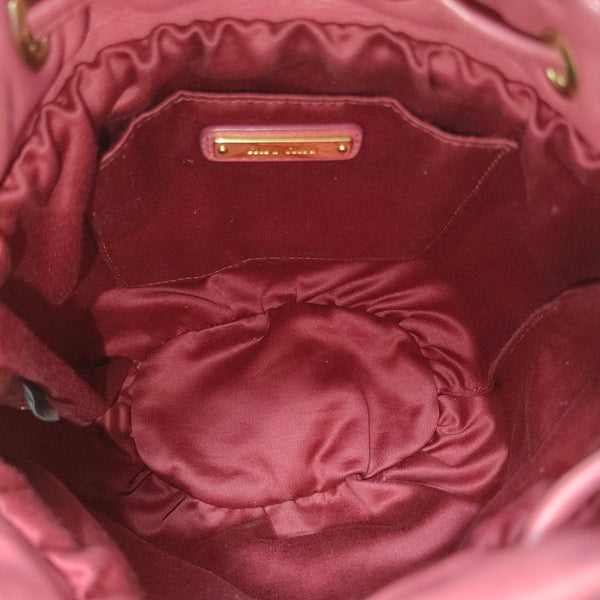 Matelassé Quilted Lambskin Red