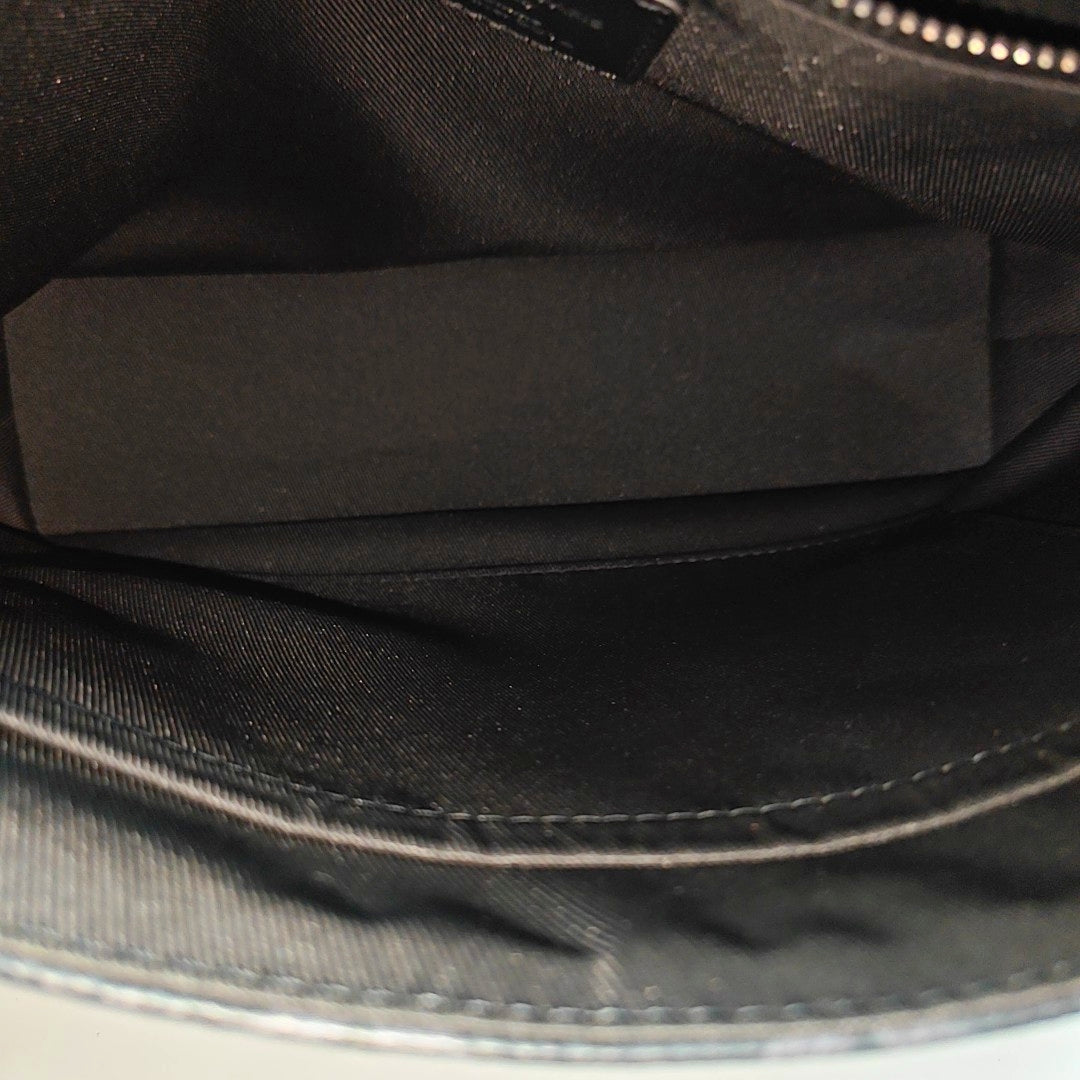 VOYAGER PM Monogram Coated Canvas Black