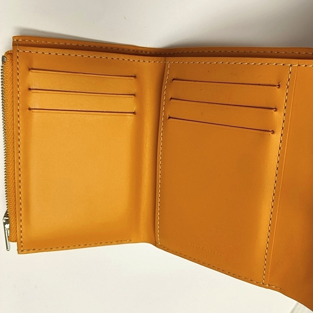 Saint-Marc Coated Canvas Yellow Wallet