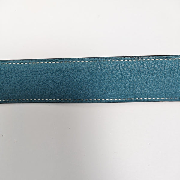 Leather Belt Blue